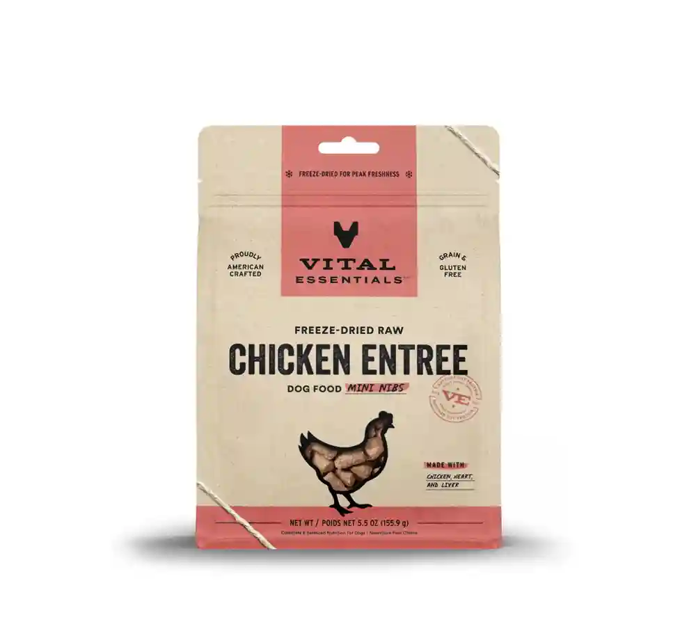 Ve Fdr Chicken Entree Dog Food - Mini Nibs 5.5-oz