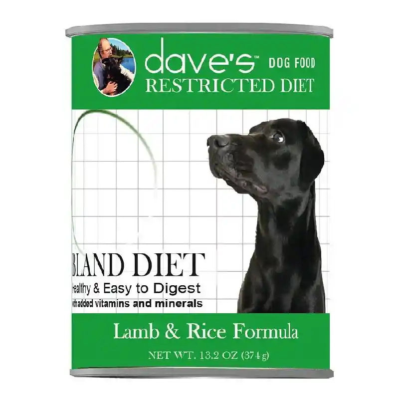 Dave's Dog Restricted Bland Lamb & Rice 13-oz