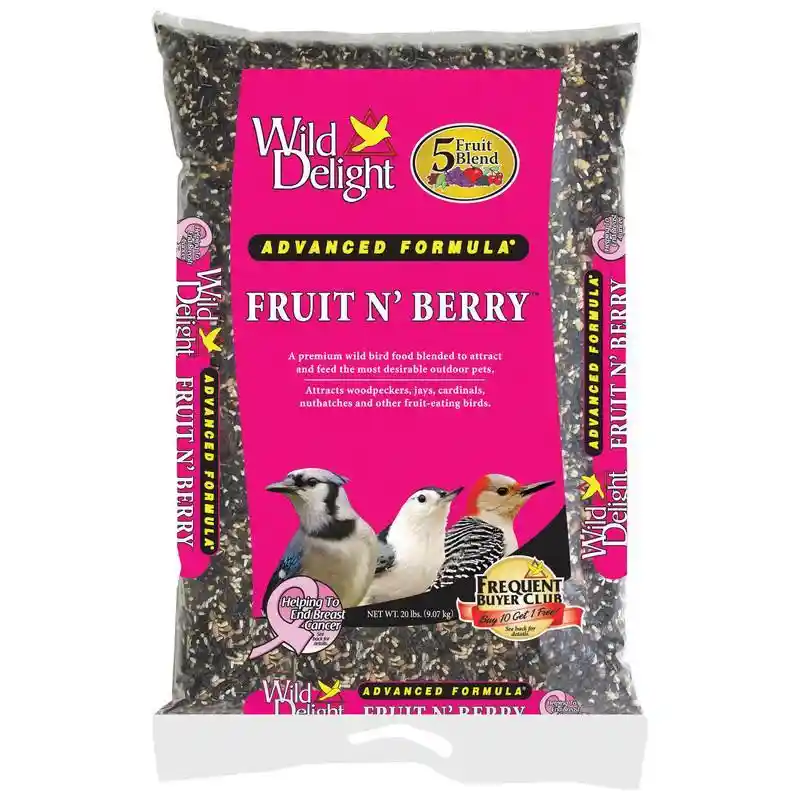 Wild Delight Fruit & Berry Wild Bird Food 20 Lbs