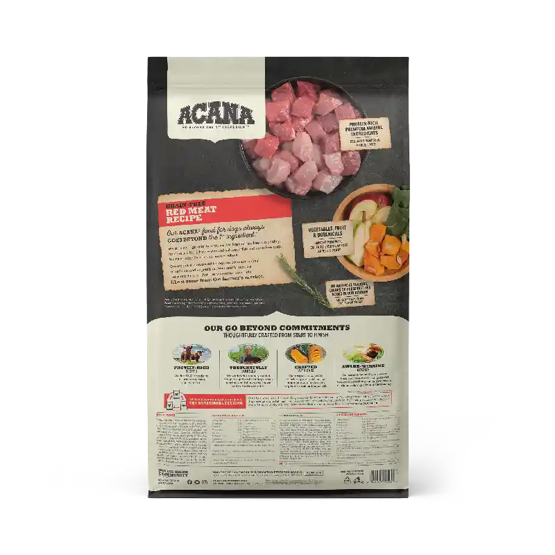 Acana Red Meat Gf Dry Dog Food 25-lb