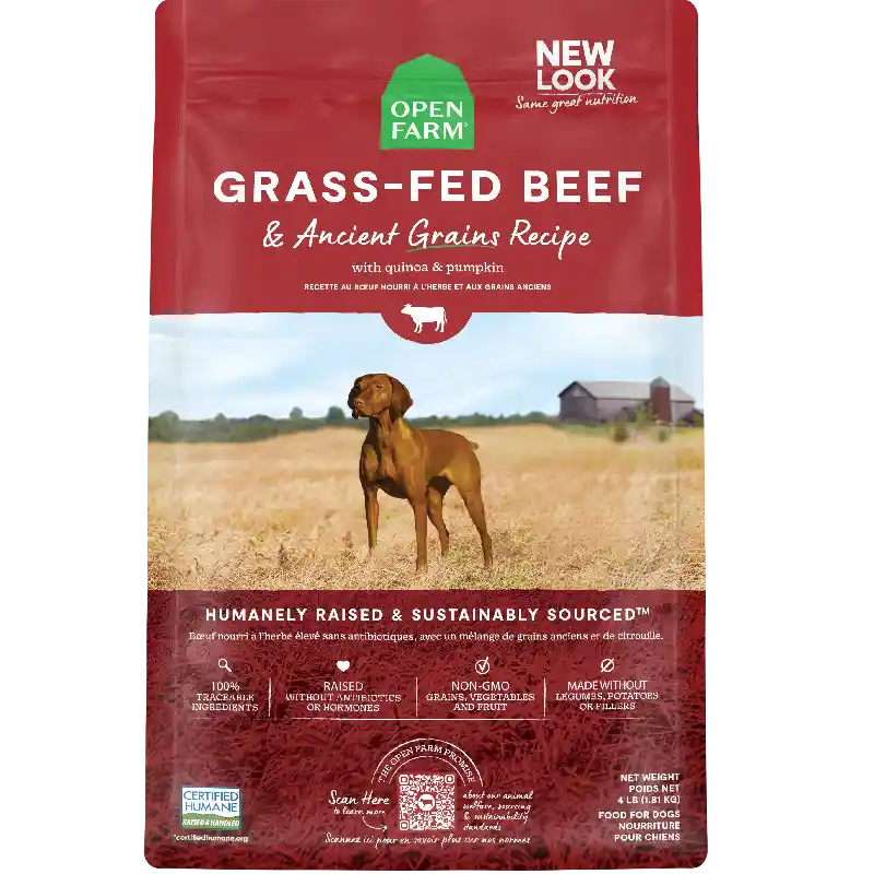 Open Farm Dog Ancient Grain Beef 4-lb