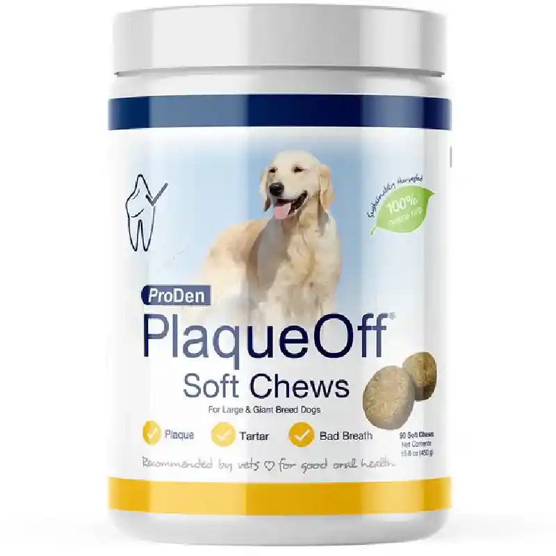 Plaqueoff Lg Breed Soft Chew 90-ct 76000477 Proden