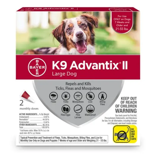Advantix Ii Large Dog 21-55 Lbs 2 Pk