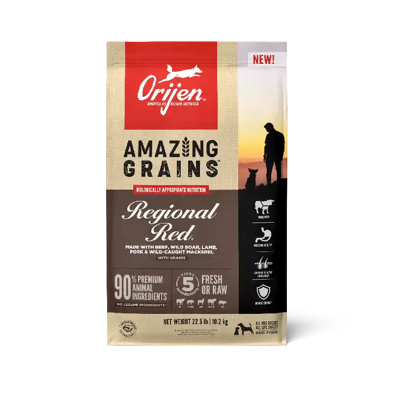 Orijen Dog Amazing Grains Regional Red 22.5lb