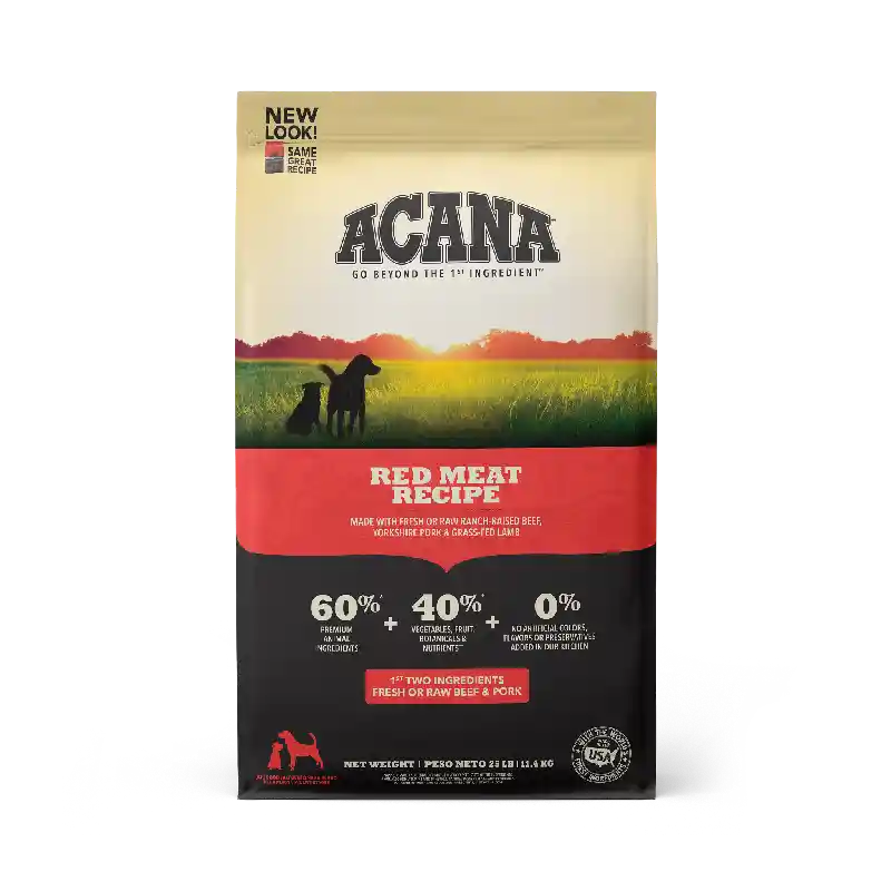 Acana Red Meat Gf Dry Dog Food 25-lb