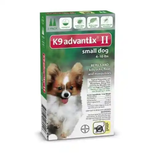 K9 Advantix Ii Small 4-10 Lbs 2 Pk