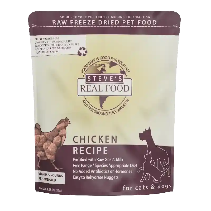 Steve's Real Food Freeze Dried Chicken 1.25-lbs