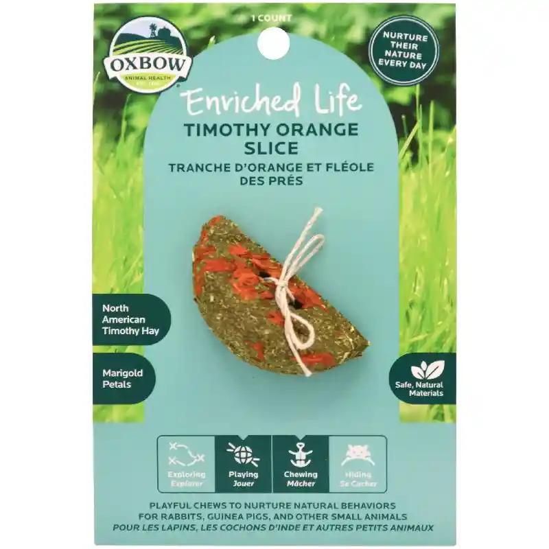 Oxbow Chews Timothy Orange Slice