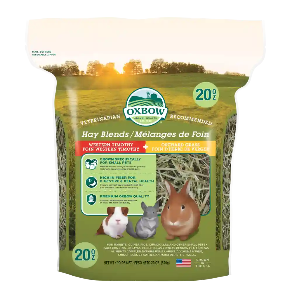 Hay Blend - Timothy & Orchard Grass Hay - 20oz