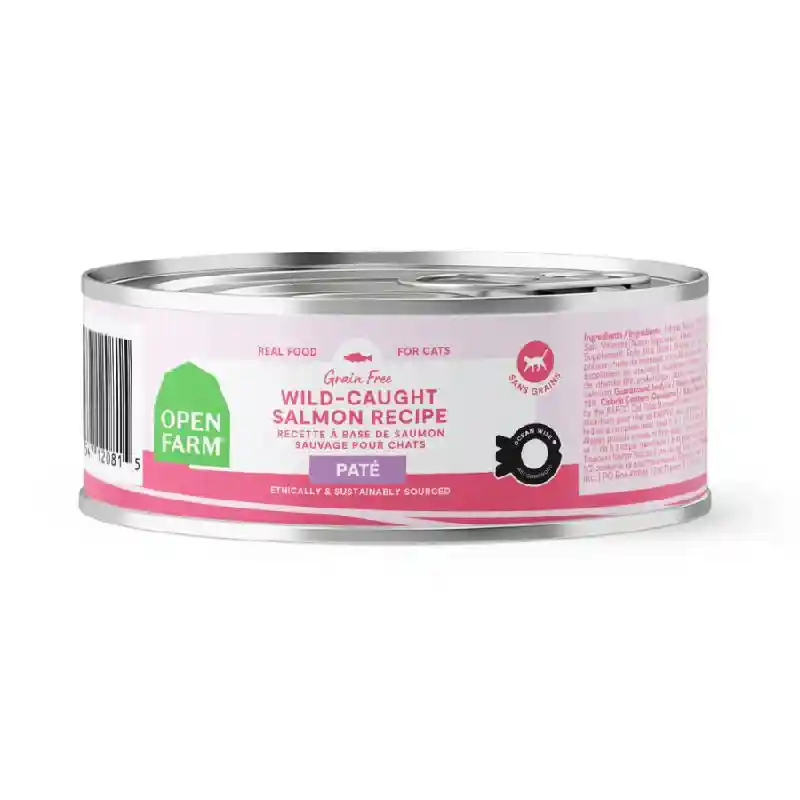 Open Farm Canned Cat Pate Salmon 2.8-oz