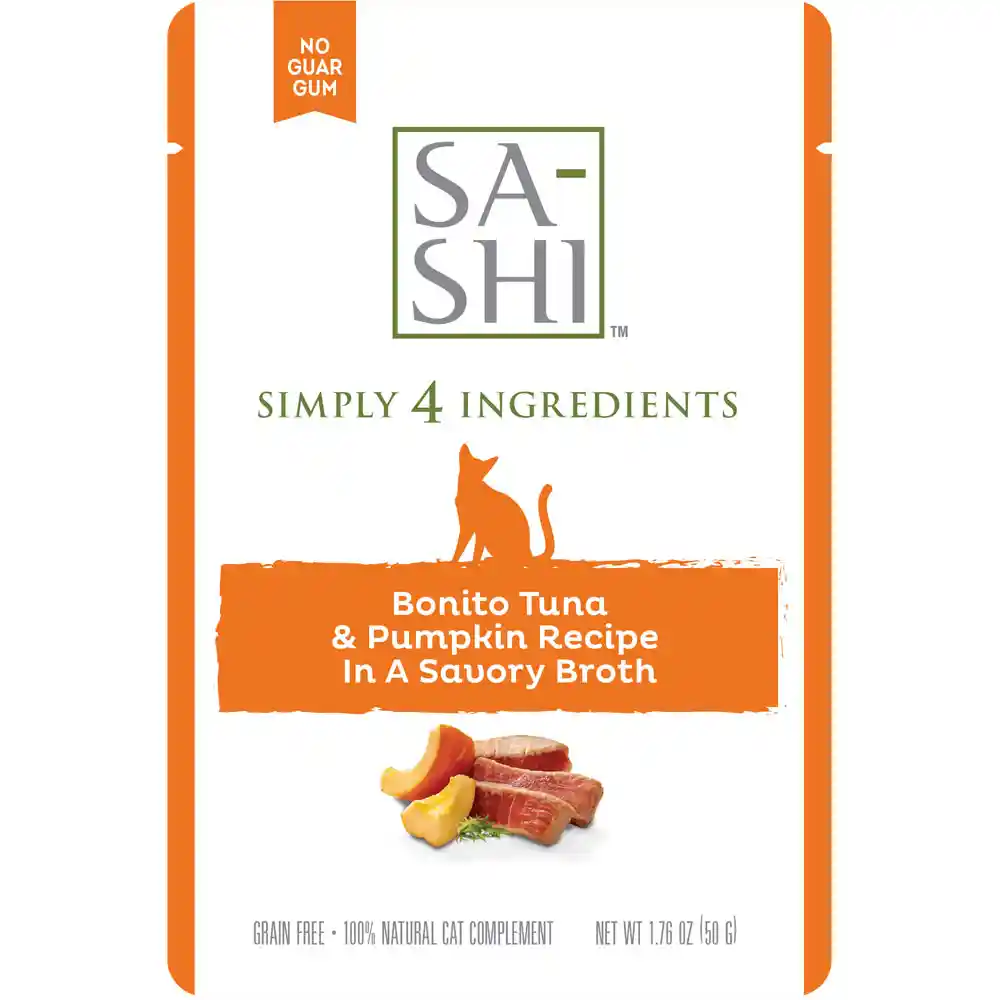 Rawz Sa-shi Tuna/pumpkin Pouch Cat 6/8/1.76 Oz