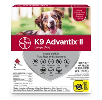 Advantix Ii Large Dog 21-55 Lbs 2 Pk