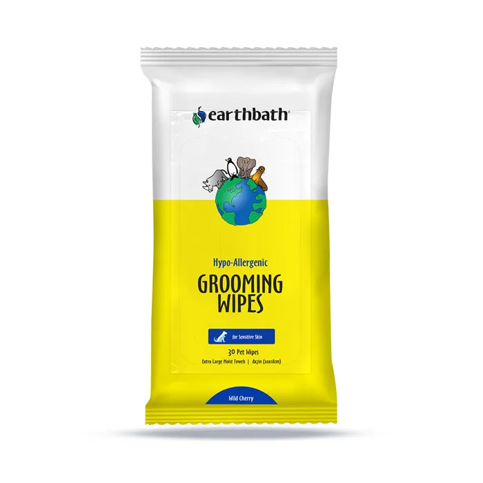 Hypo Allergenic Grooming Wipes Fragrance Free - 30
