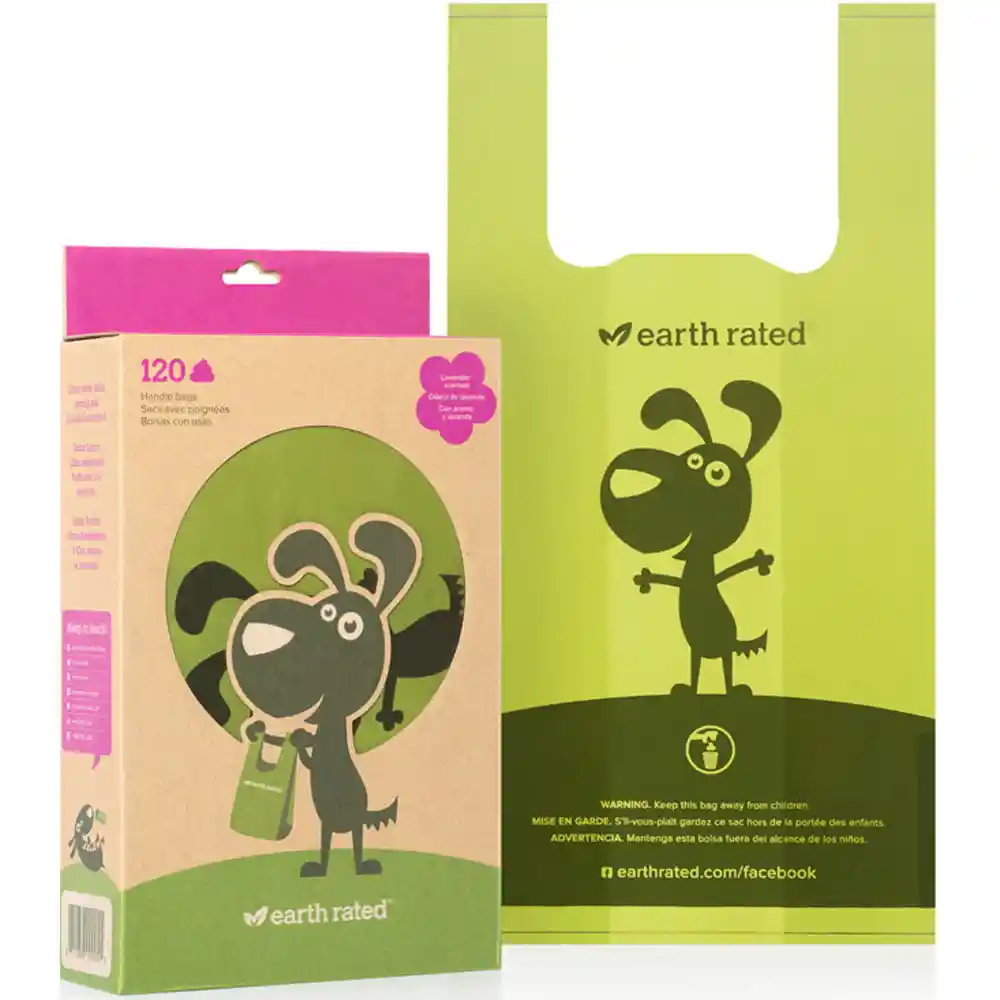 Earth Rated Poop Bags - Scented Handle Tie 120-ct.