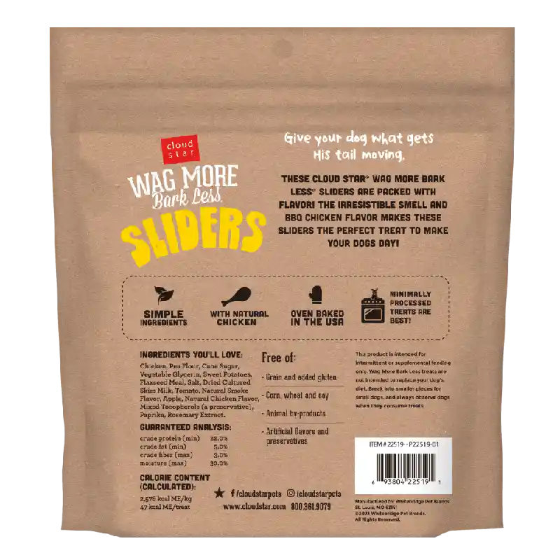 Cloud Star Wmbl Sliders Bbq Chicken Recipe 8oz