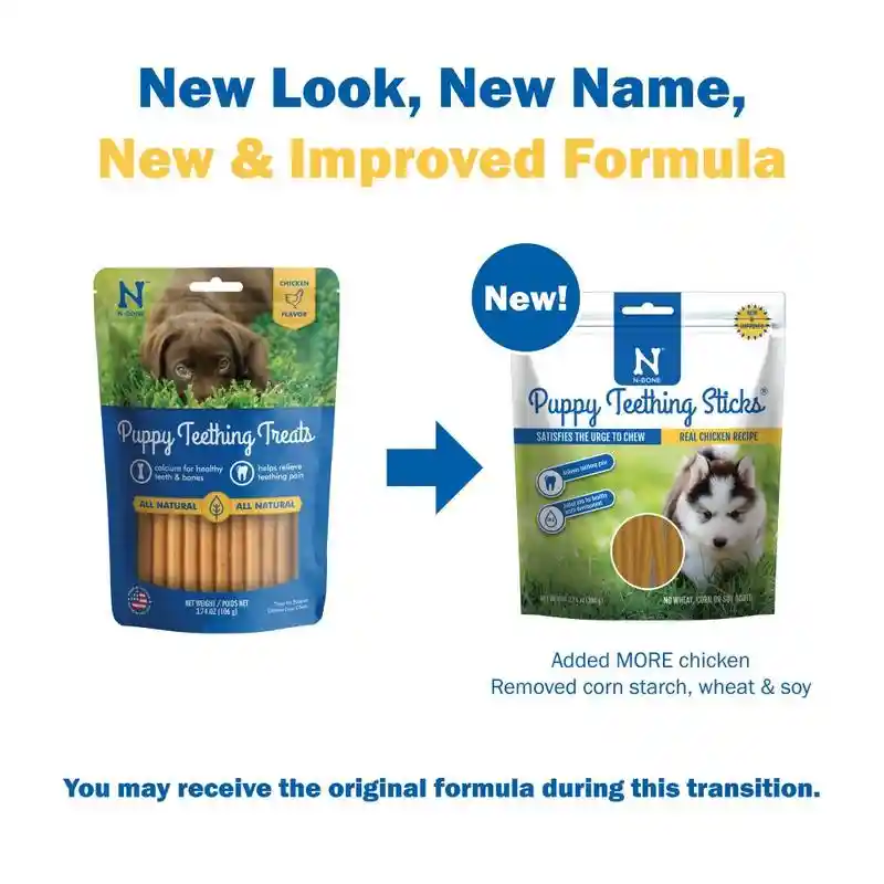 N-bone Puppy Teething Sticks Chicken 3.74-oz