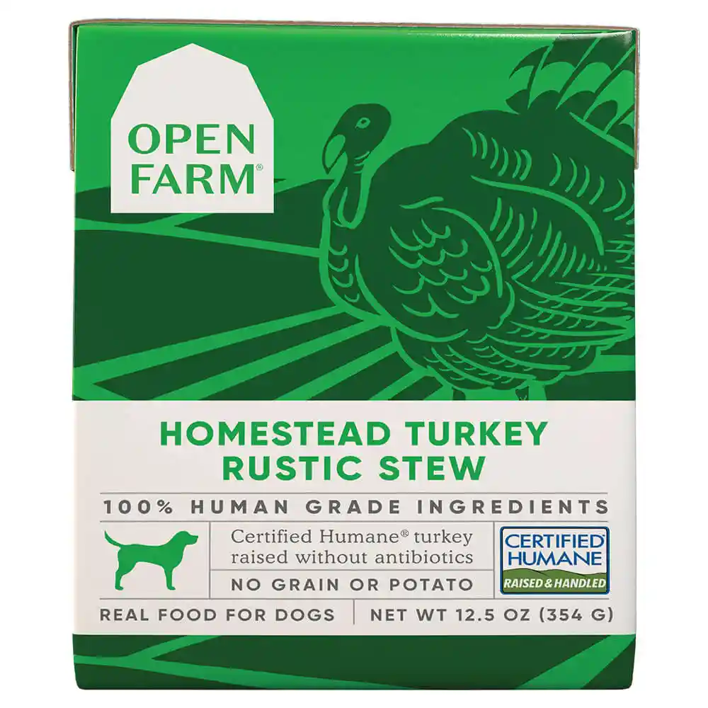Homestead Trky Recipe Rustic Stew Dog Food 12.5-oz