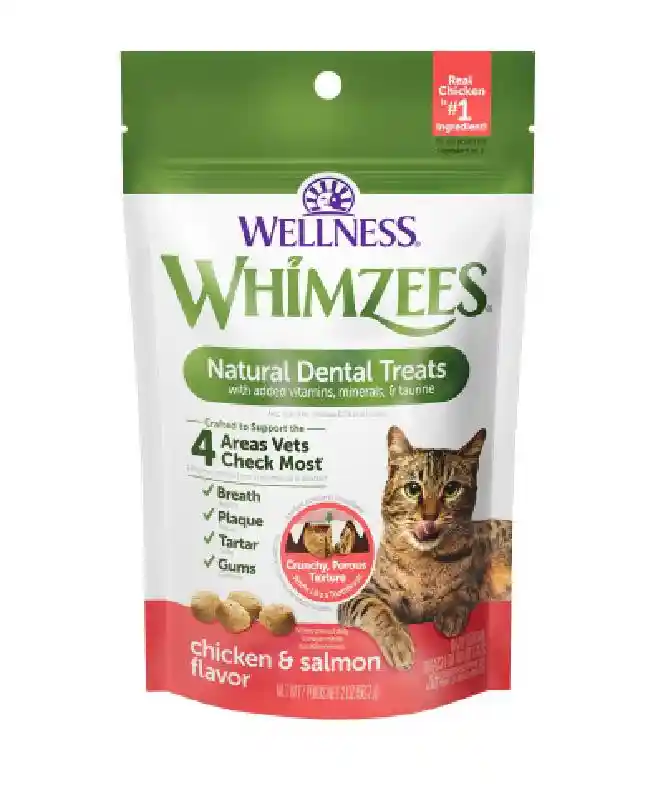 Cat Dental Treats Chicken And Salmon Flavor - 2oz