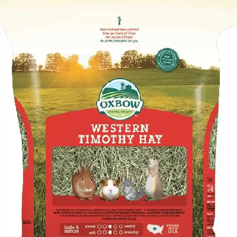 Oxbow Western Timothy Hay Small Animal Food, 90-oz