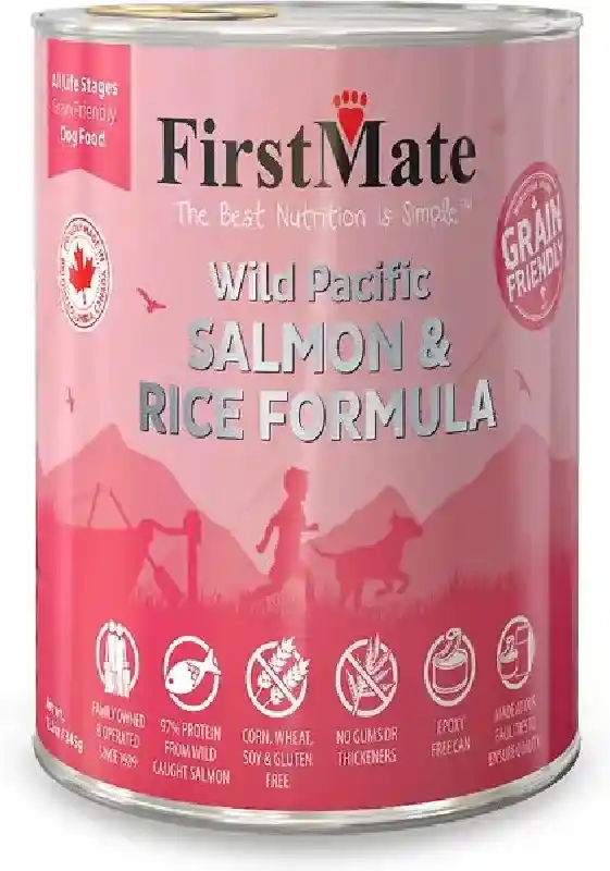 First Mate Wild Salmon & Rice Canned 12-oz