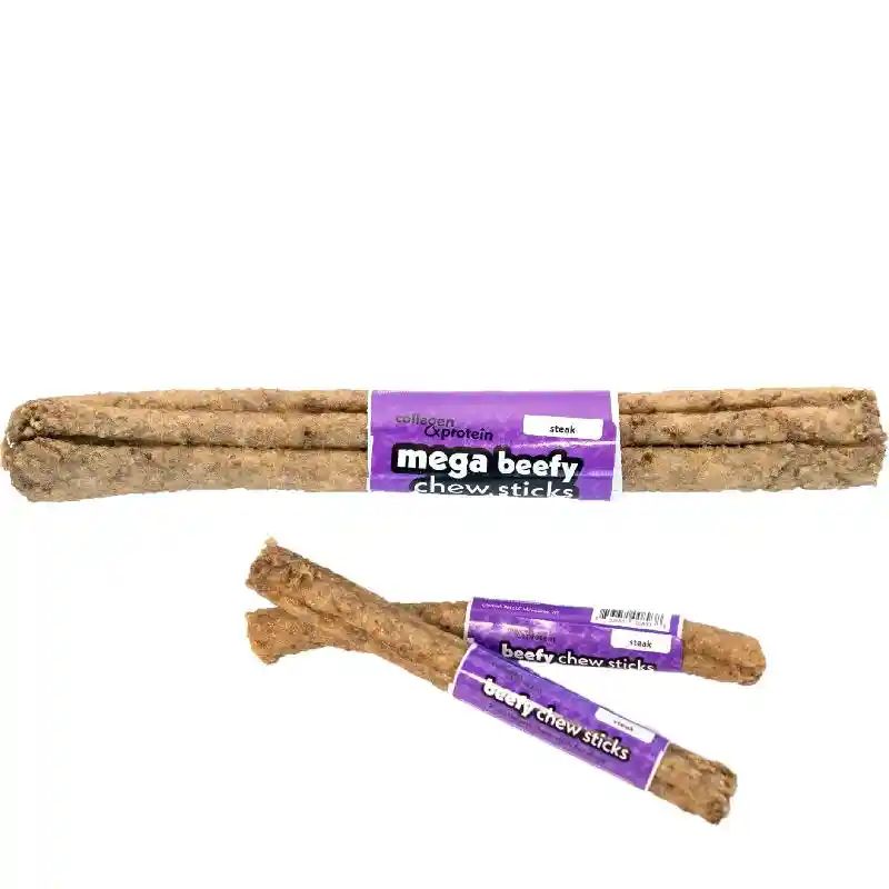 Frankly Pet 7in Beefy Sticks (steak)