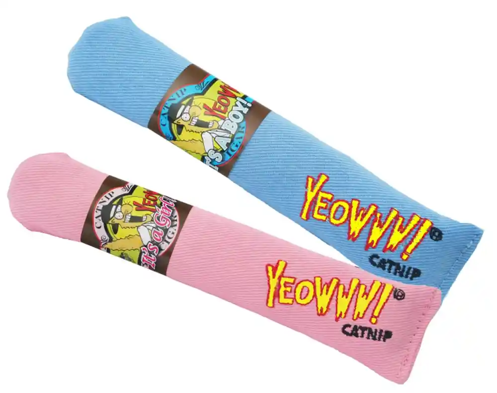 Yeowww! Cat It's a Boy Blue Catnip Cigar Toy