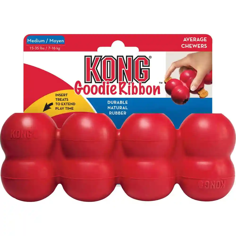 Kong Goodie Ribbon Dog Toy Med