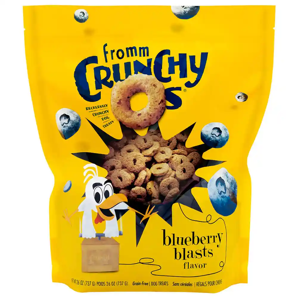 Fromm Treats Crunchy Os Gf Blueberry Blasts 26oz