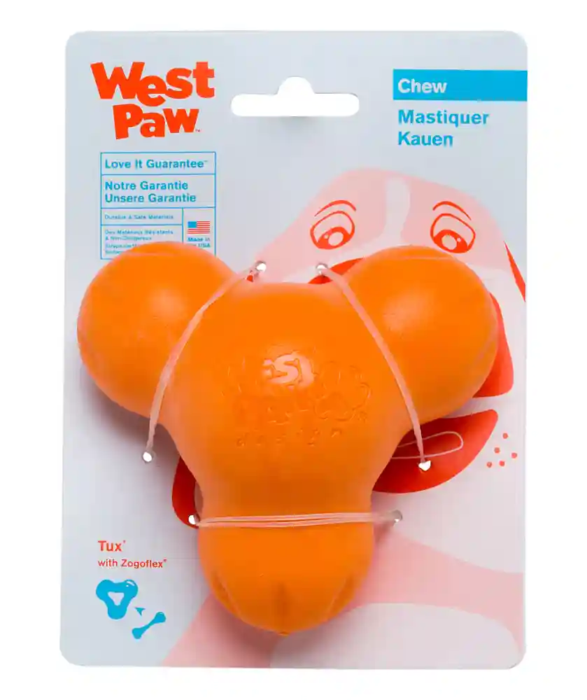 West Paw Zogoflex Tux Small Tangerine