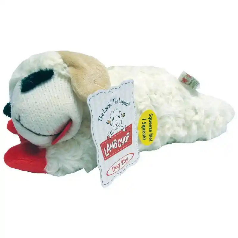 Multipet Lamb Chop Plush Dog 10"