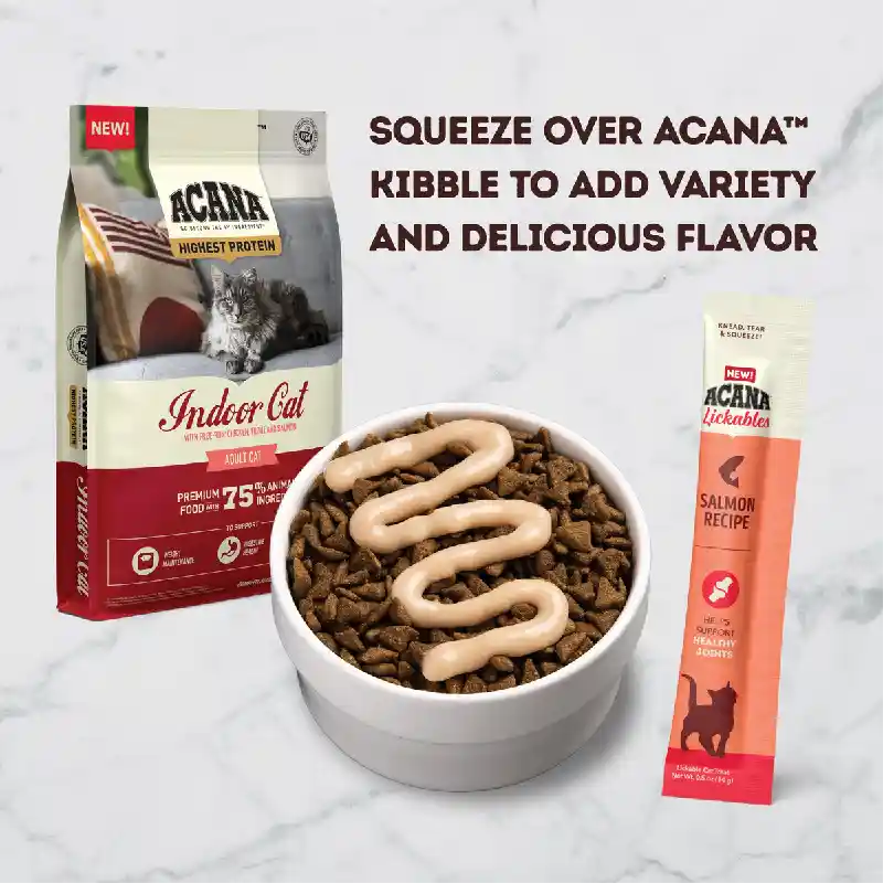Acana Cat Lickables Salmon 5-ct 2.5-oz