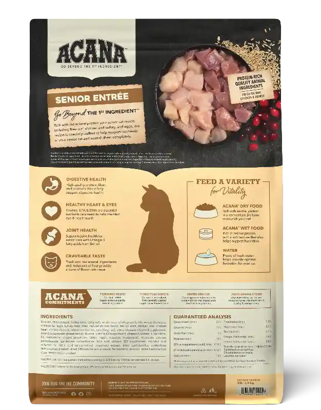 Acana Cat Senior 4lb 8=cs