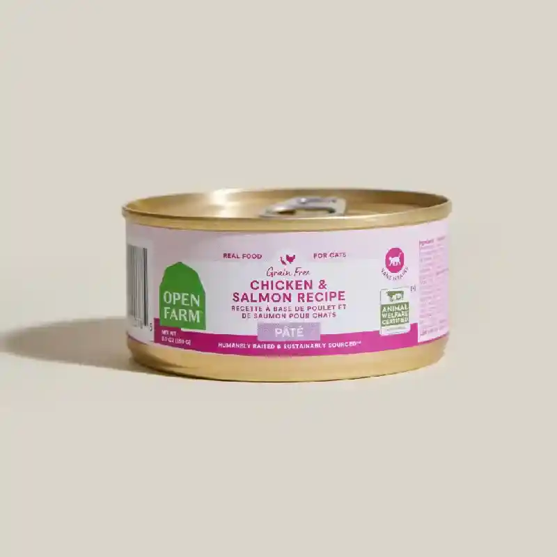 Open Farm Cat Chicken Salmon Pate Can 2.8-oz