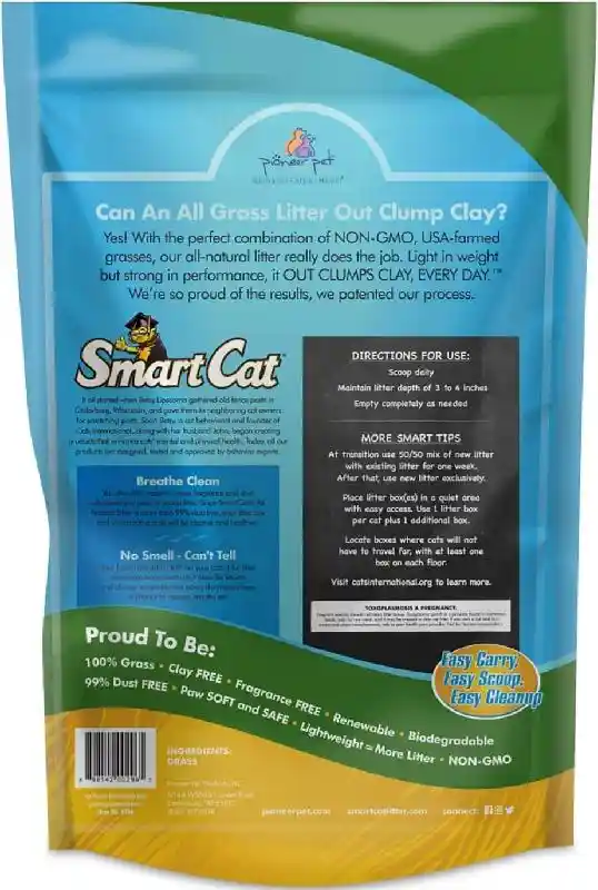 20 Lb. Smartcat Natural Clumping Litter