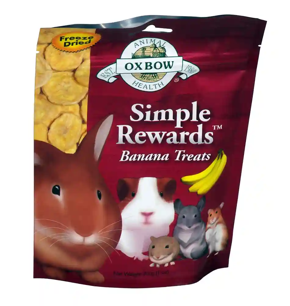 Oxbow Simple Rewards Banana Treats 1-oz