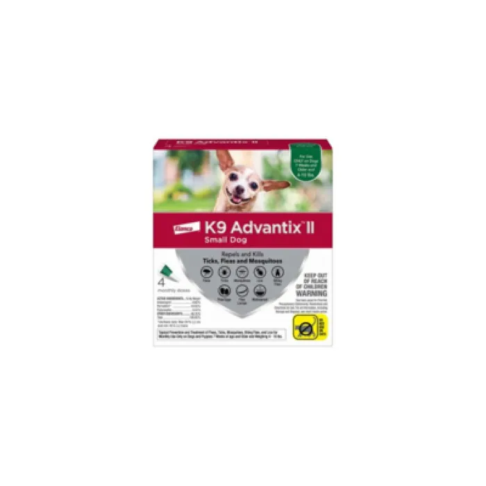 K9 Advantix Ii Small Dog 4-10 Lbs. 4 Pack