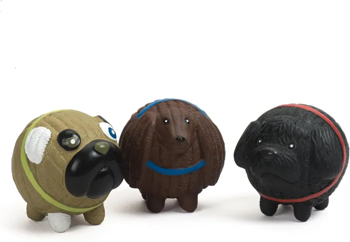 Huggle Hounds Ruff-tex Dog Ball Small 3-pk