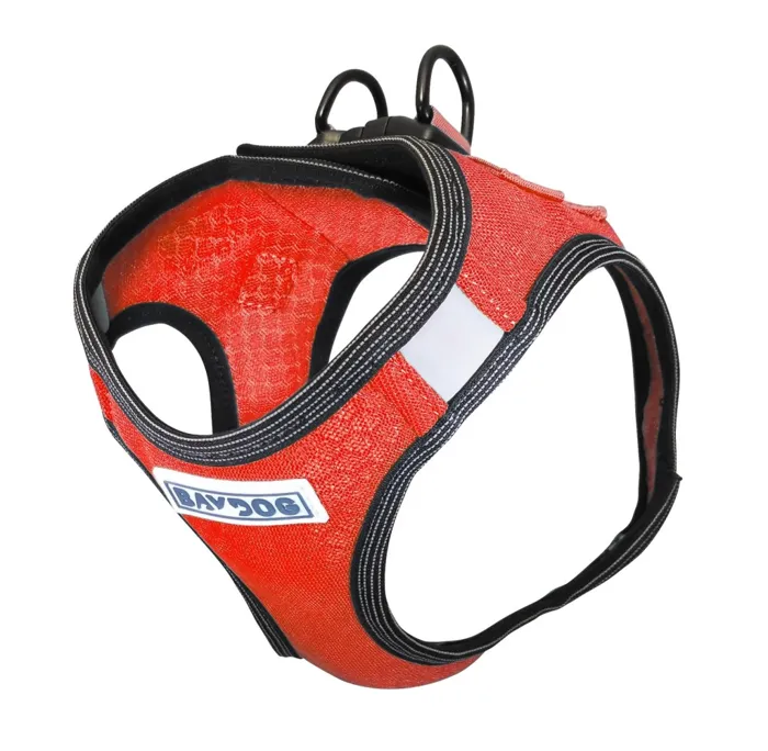 Baydog Harness Liberty Bay Red Medium