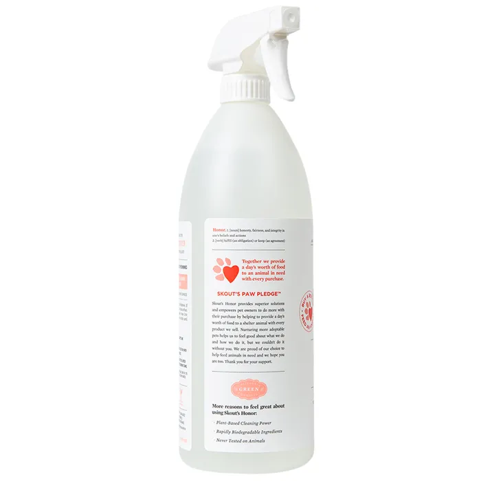 Skout's Honor Urine & Odor Destroyer 35-oz side view