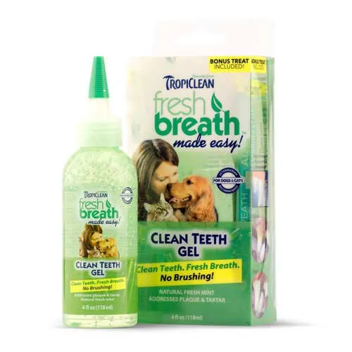 Fresh Breath Clean Teeth Gel For Dogs 2 Oz