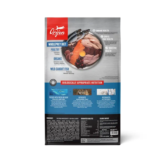 ORIJEN Original dry dog food 23.5 lb back