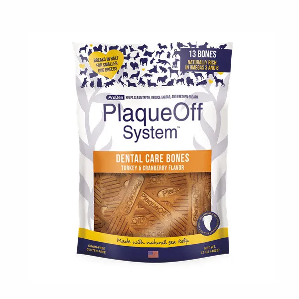 Proden Plaqueoff Grain Free Turkey And Cranberry Bone 17-oz