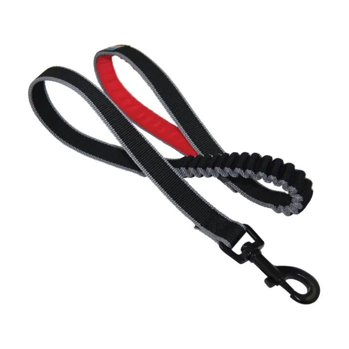 Kurgo Springback Lite Leash black red 30-inch product view