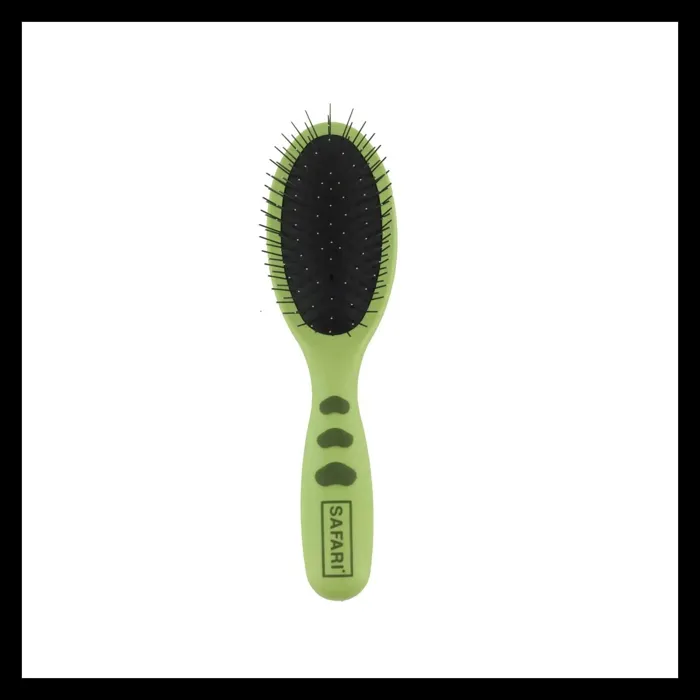 Safari plastic combo brush medium front view