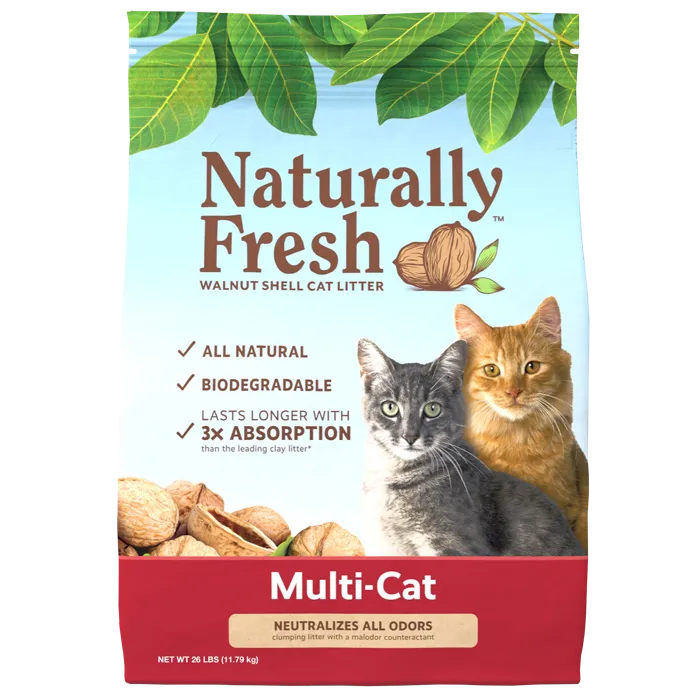 Naturally Fresh Multi Cat Clump Litter 26-lb