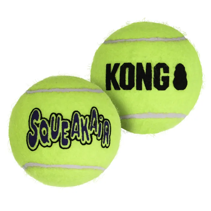 KONG SqueakAir Balls Large 2 Pack, two-ball view