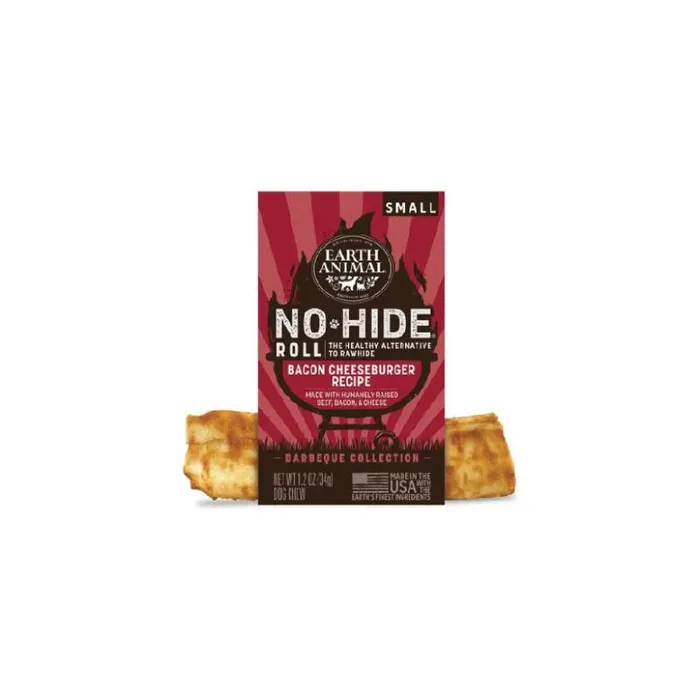 Earth Animal No Hide Chew 4" Bbq Bacon Cheeseburger 4"