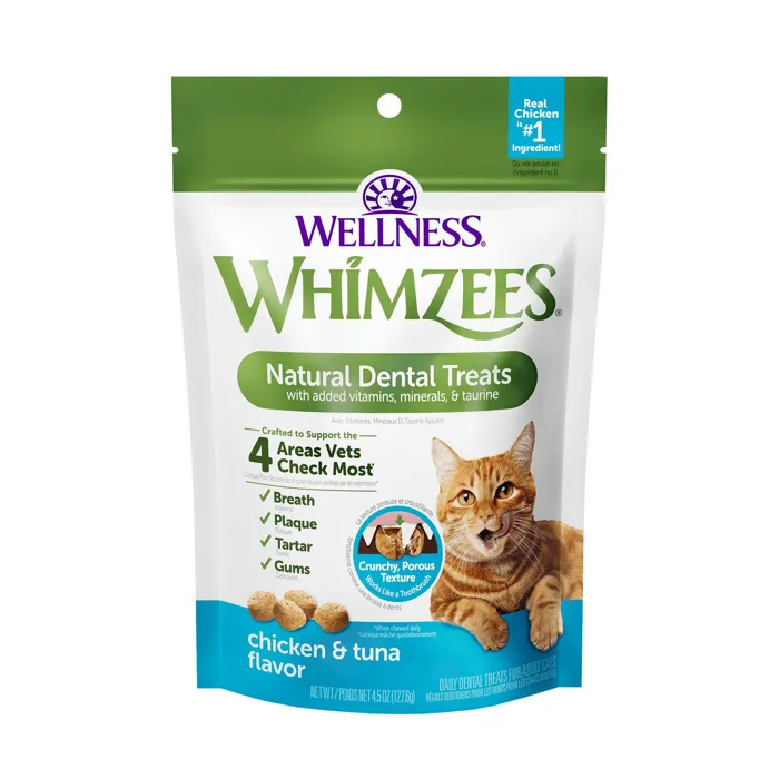 Whimzees Cat Dental Treat Chicken & Tuna 2-oz