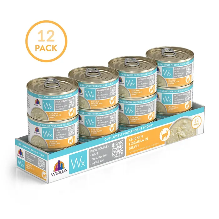 Weruva Cat Wx Low Phos Gf Chkn/gravy Shreds 3-oz