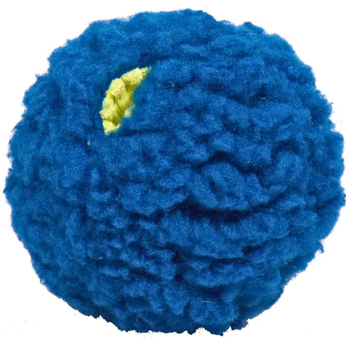 Huggle Hounds Treat Trap large blue ball opening view